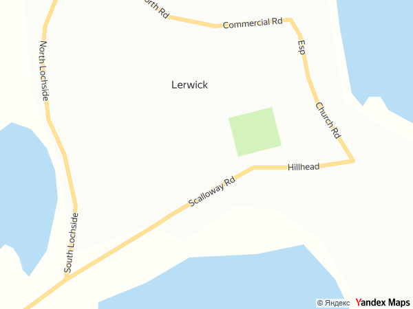 Lerwick Map Background